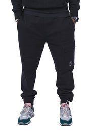 Diagonal Raised Fleece Cargo Sweatpants