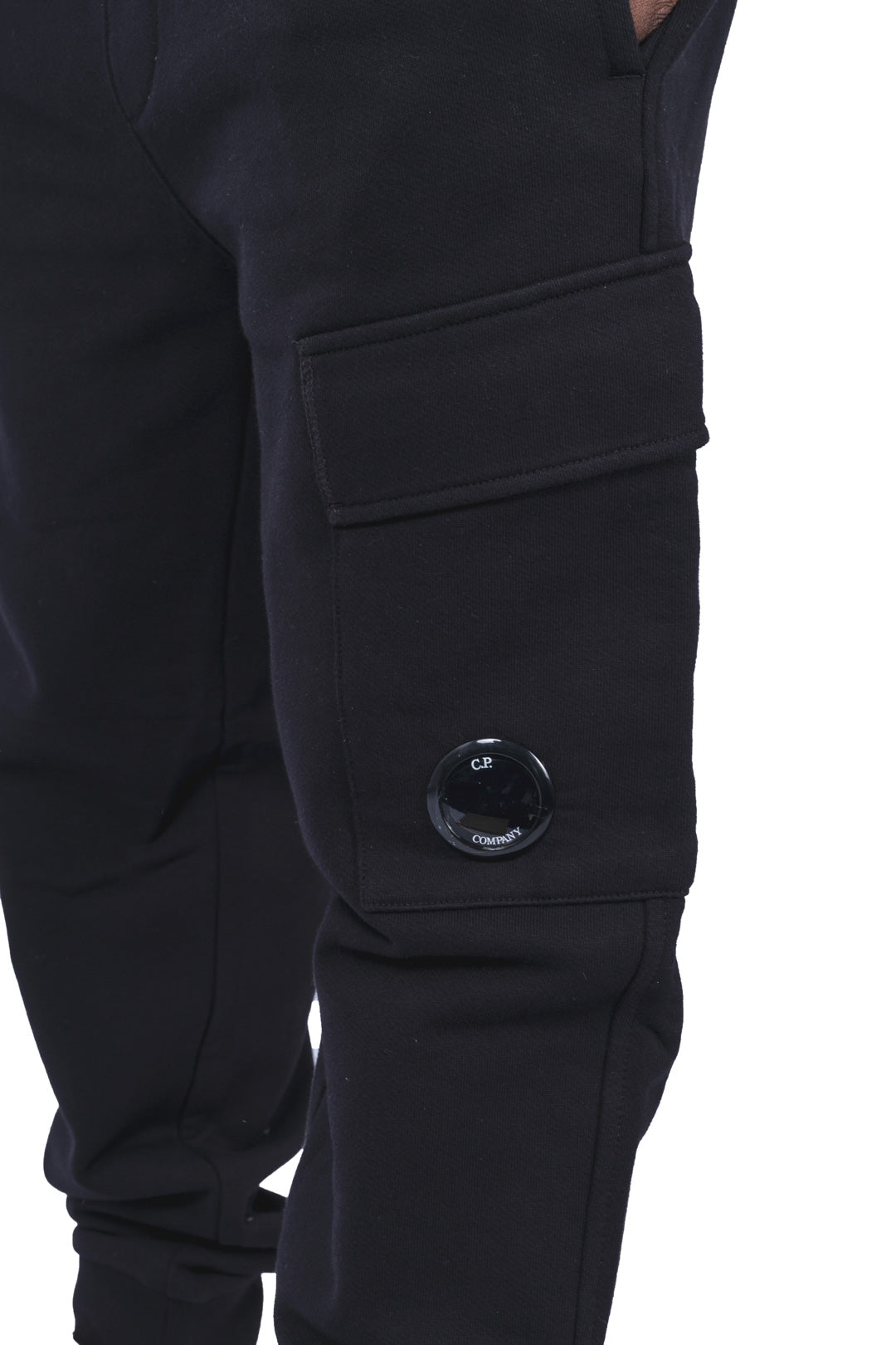 Diagonal Raised Fleece Cargo Sweatpants