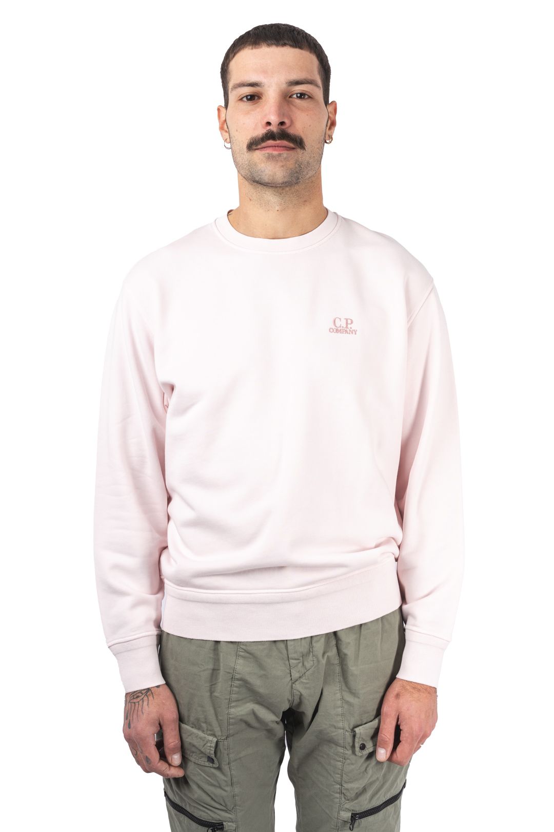 DIAGONAL FLEECE LOGO SWEAT