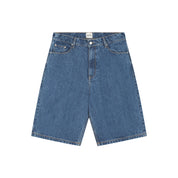 Round pocket Denim Shorts