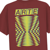 Abstract Back Print T-shirt