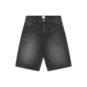Round pocket Denim Shorts