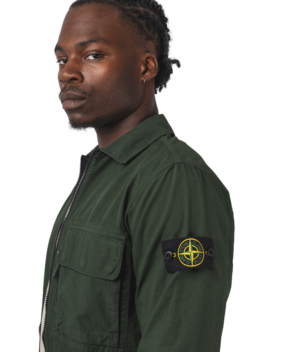 Canvas Weave Cotton Overshirt
