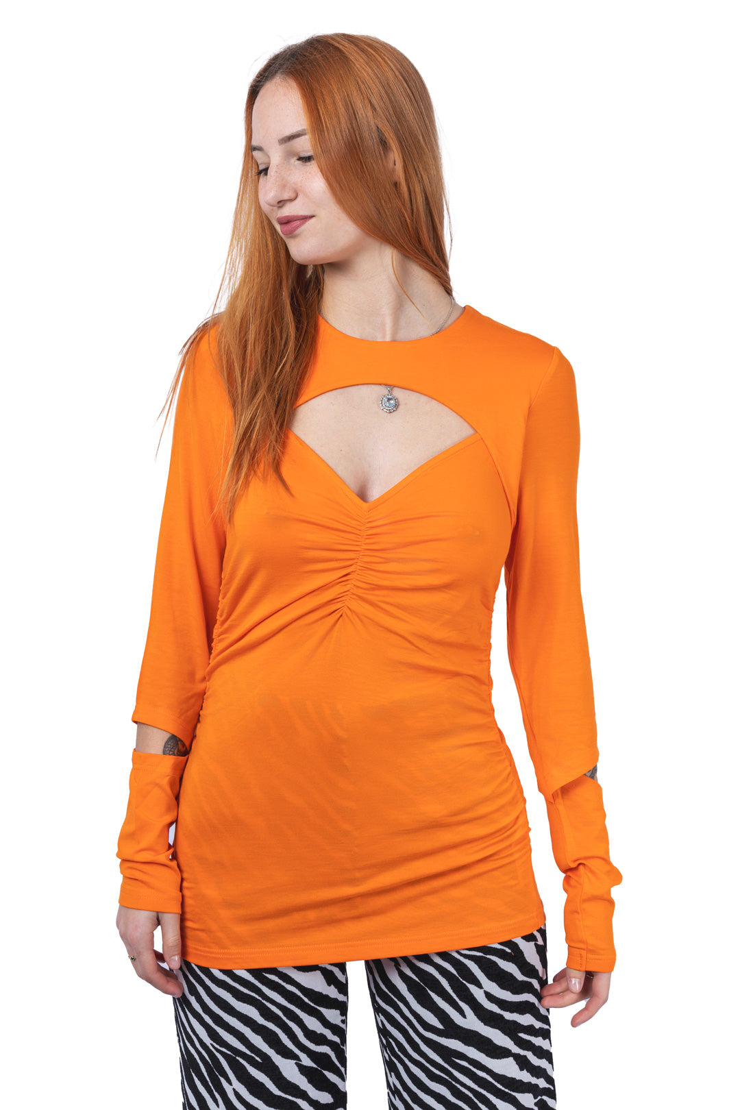 CUTOUT BLOUSE