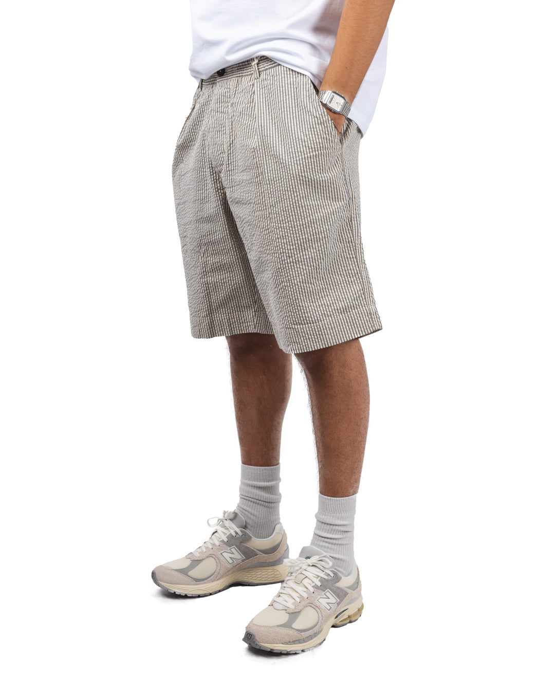 Pleated Track Short