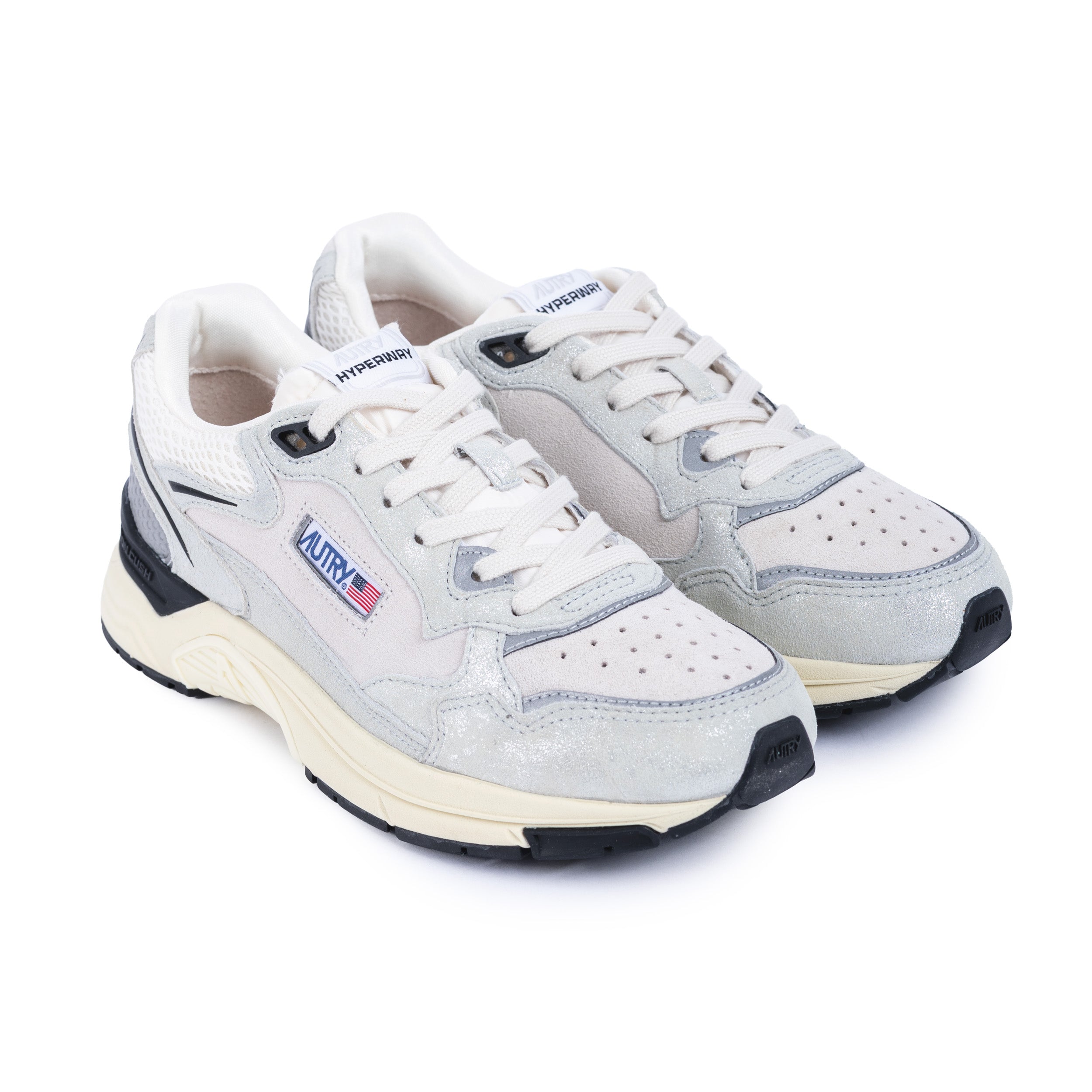 Hyperway Low Laminated Suede/Mesh