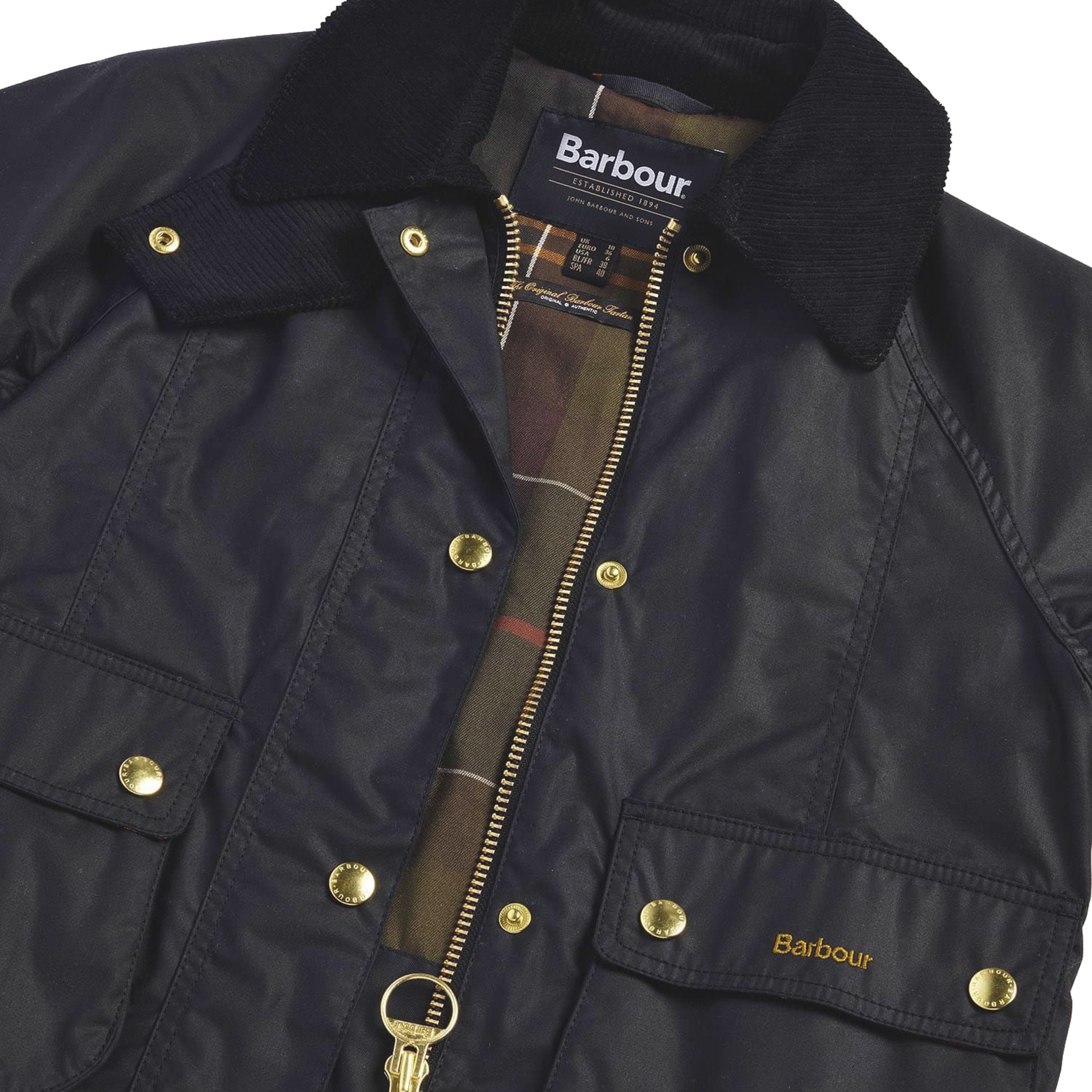 Cropped Beadnell Wax Jacket