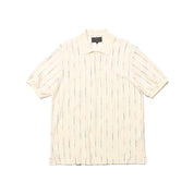 Knit Polo Kasuri Stripe