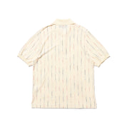 Knit Polo Kasuri Stripe