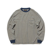 Pocket Tee Indigo Stripe