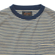 Pocket Tee Indigo Stripe