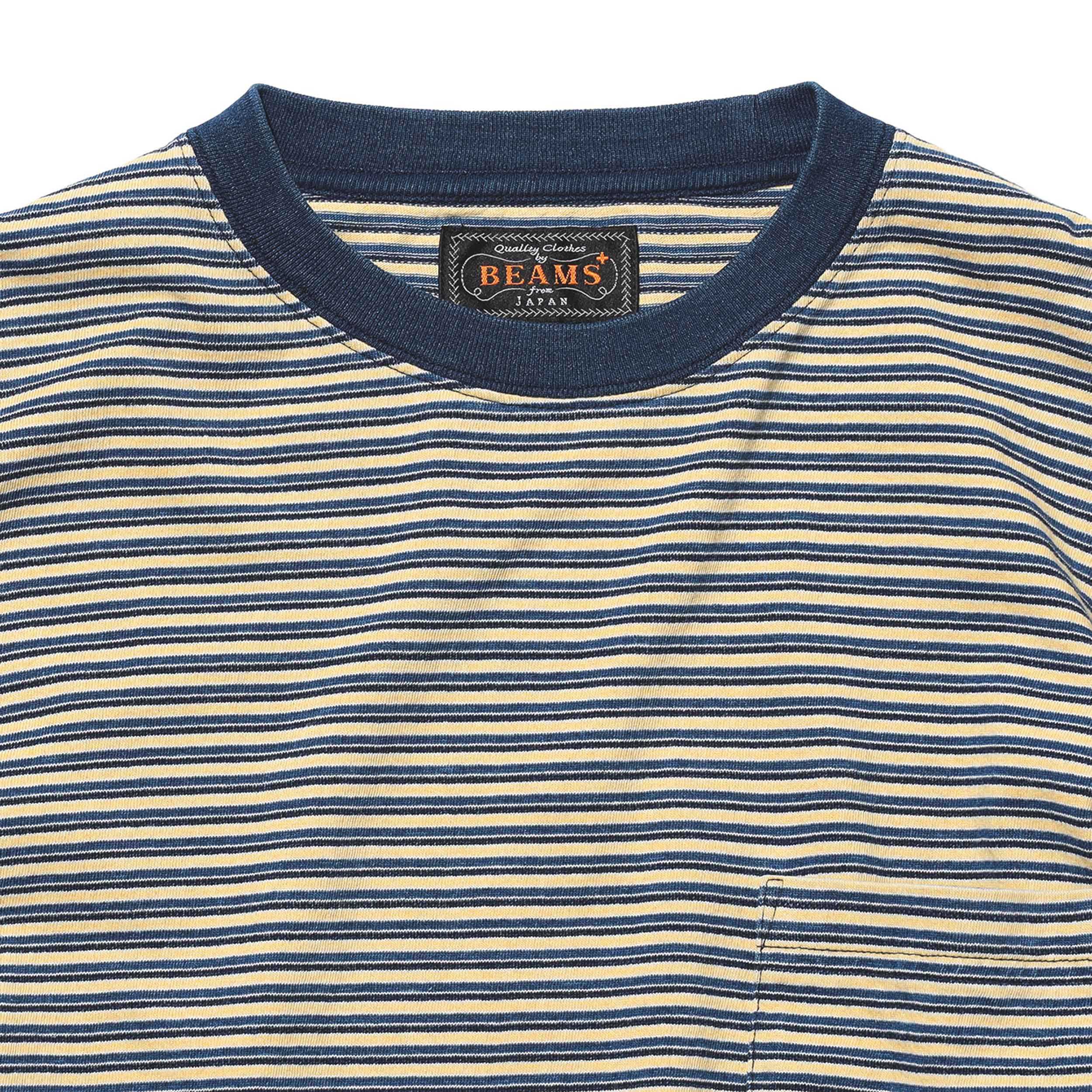 Pocket Tee Indigo Stripe