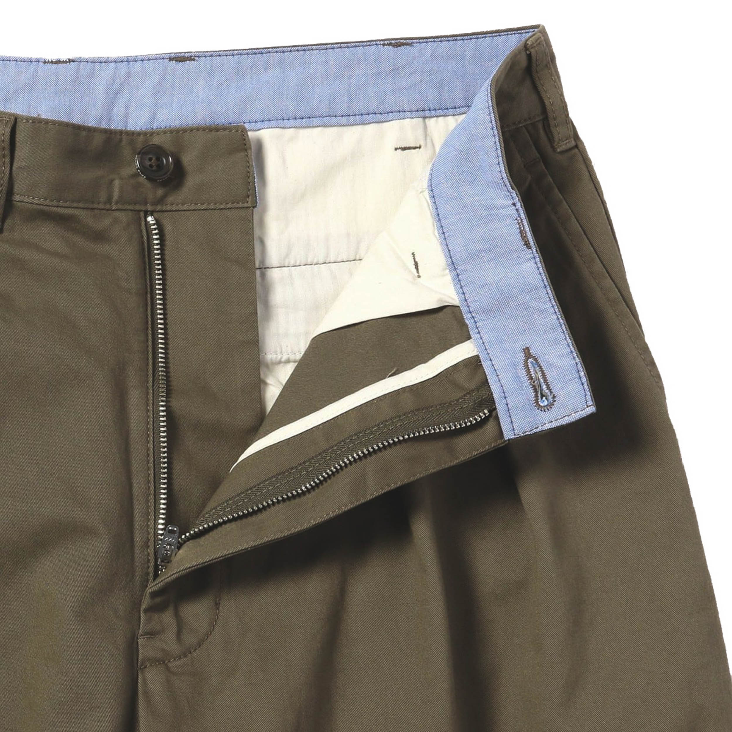 2 Pleats Tapered Twill