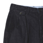 2 Pleats Tapered Denim