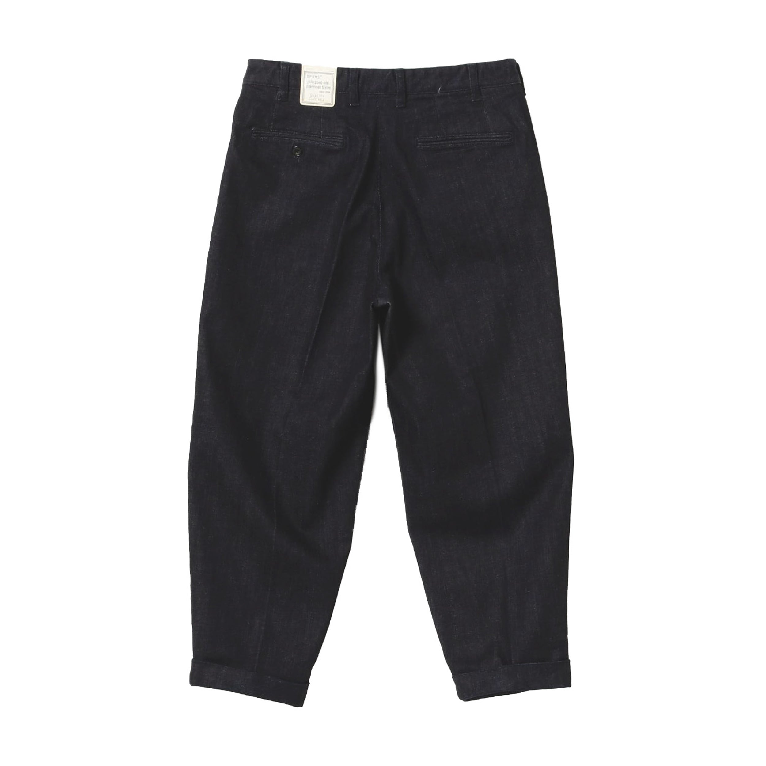 2 Pleats Tapered Denim