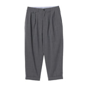 2 Pleats Tapered Wool Tropical