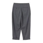 2 Pleats Tapered Wool Tropical