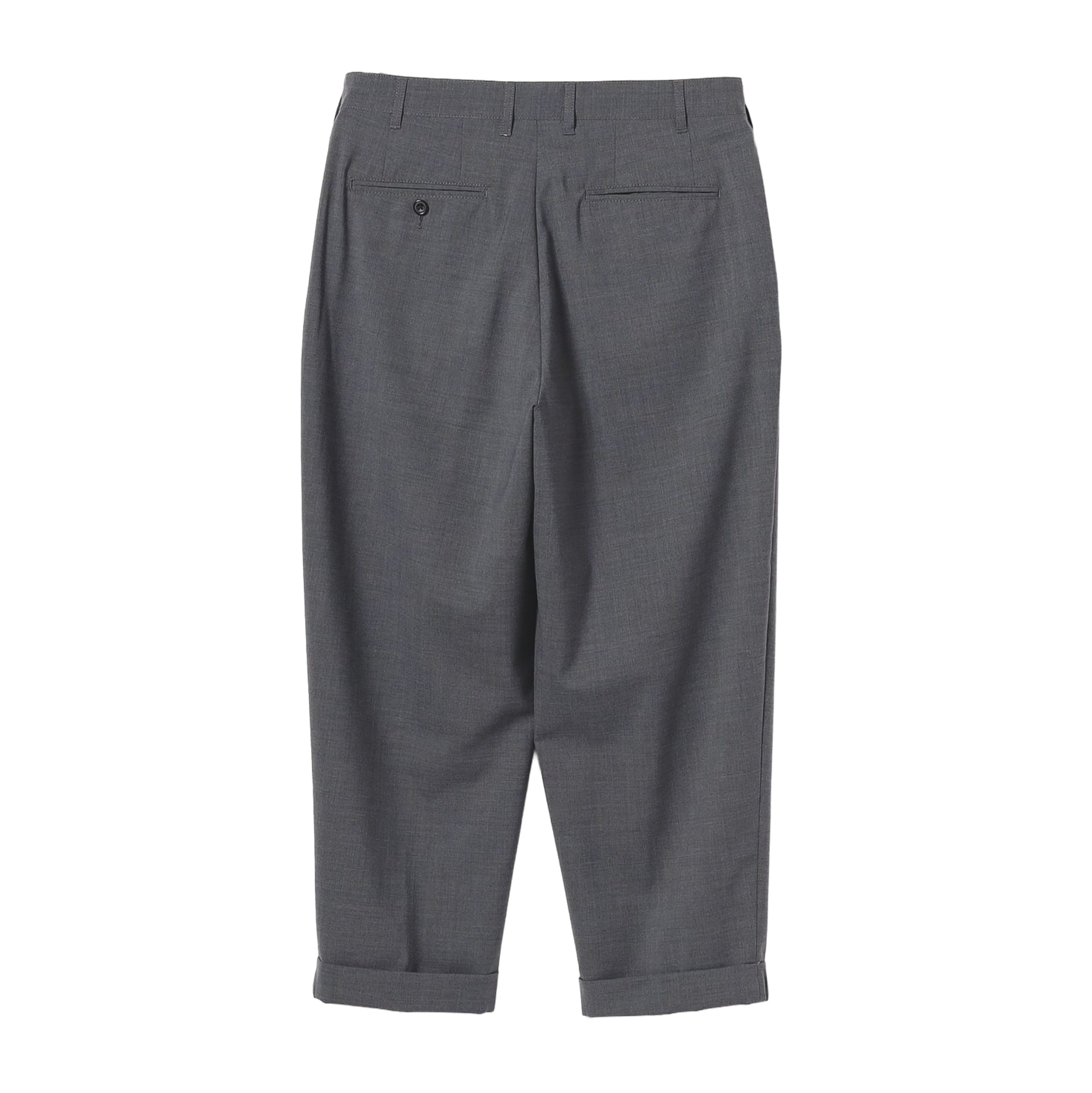 2 Pleats Tapered Wool Tropical