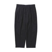 2 Pleats Tapered Wool Tropical