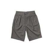 2 Pleats Shorts Wool Tropical
