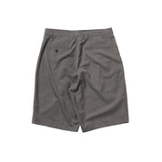 2 Pleats Shorts Wool Tropical