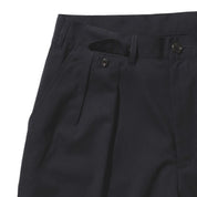 2 Pleats Shorts Wool Tropical