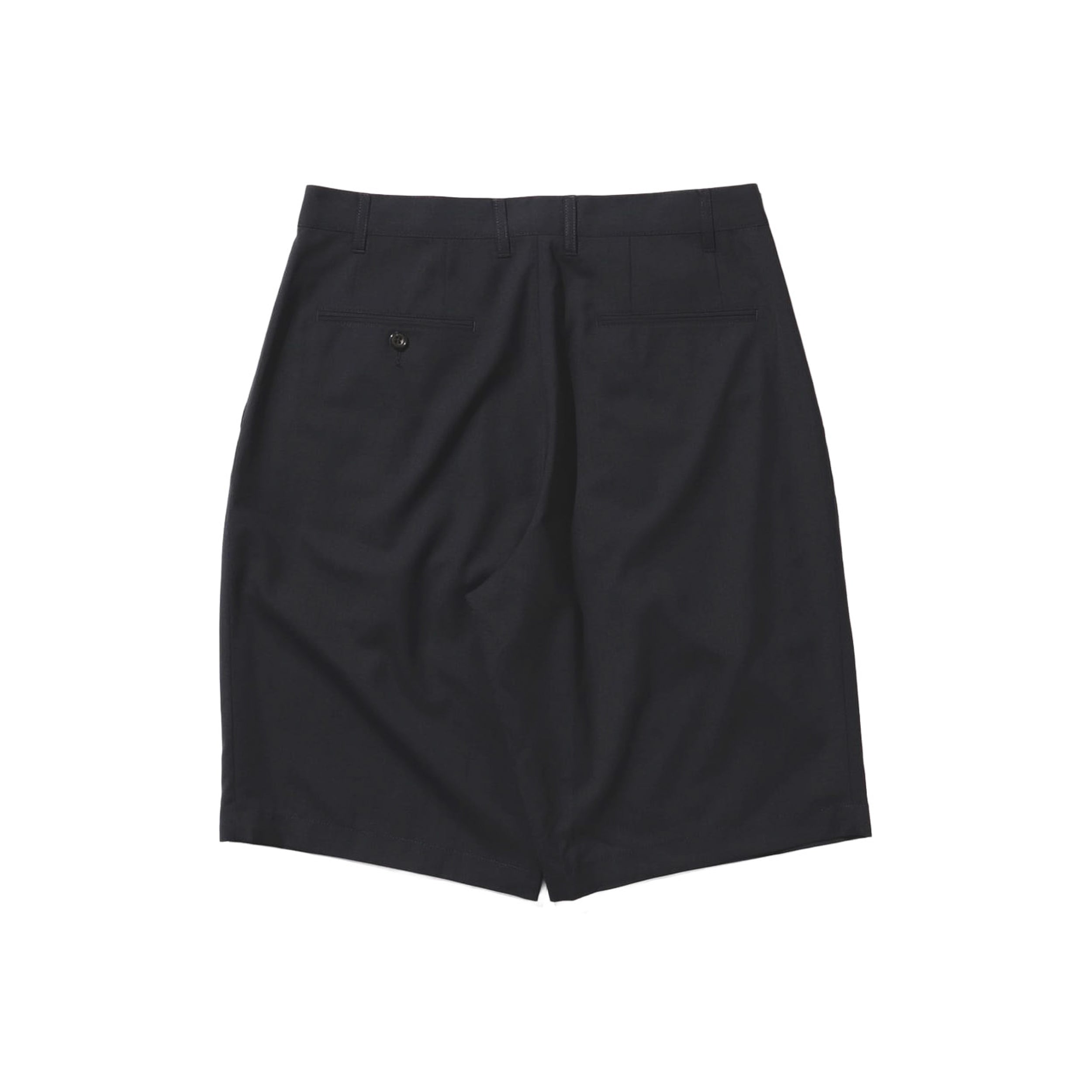 2 Pleats Shorts Wool Tropical