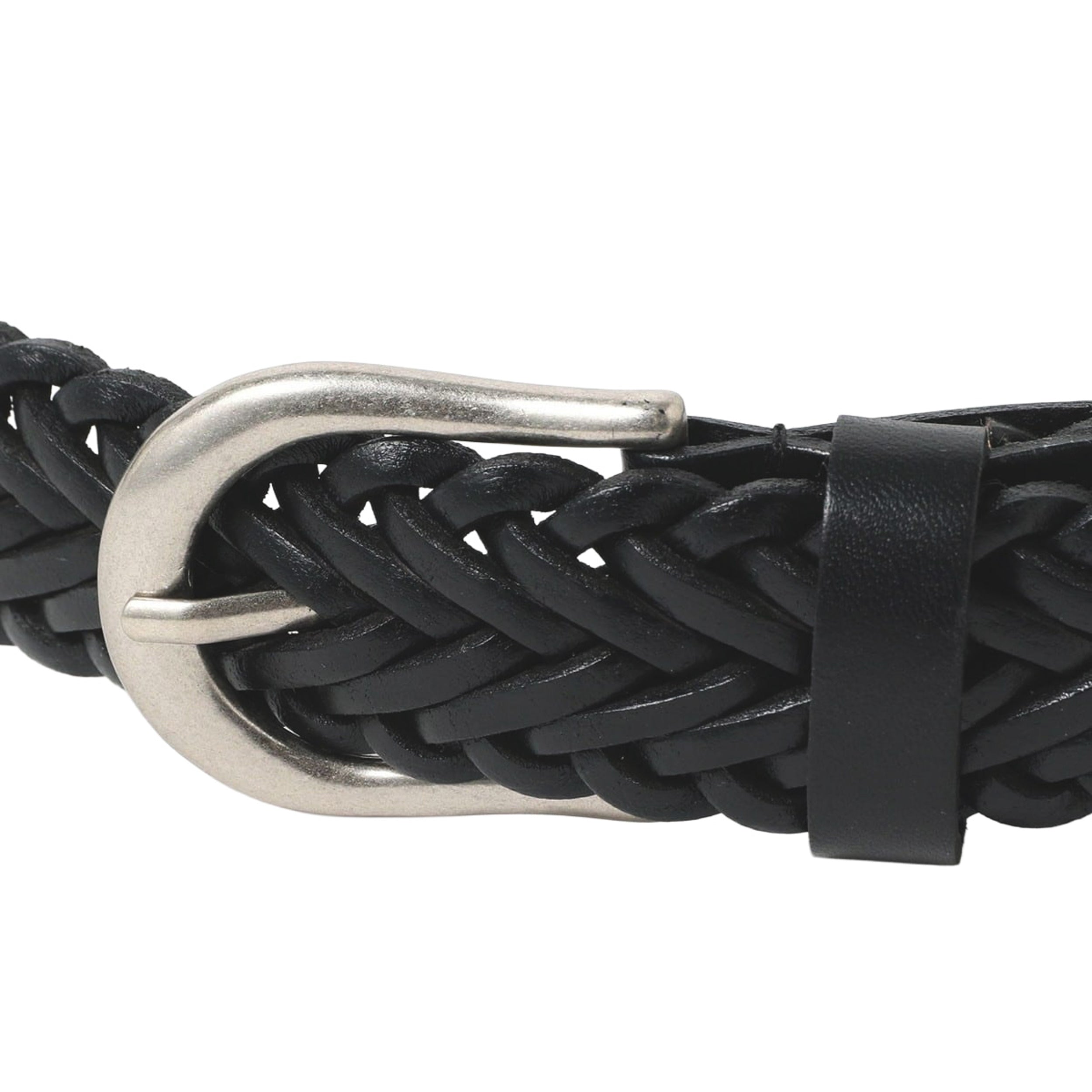 Leather Mesh Belt