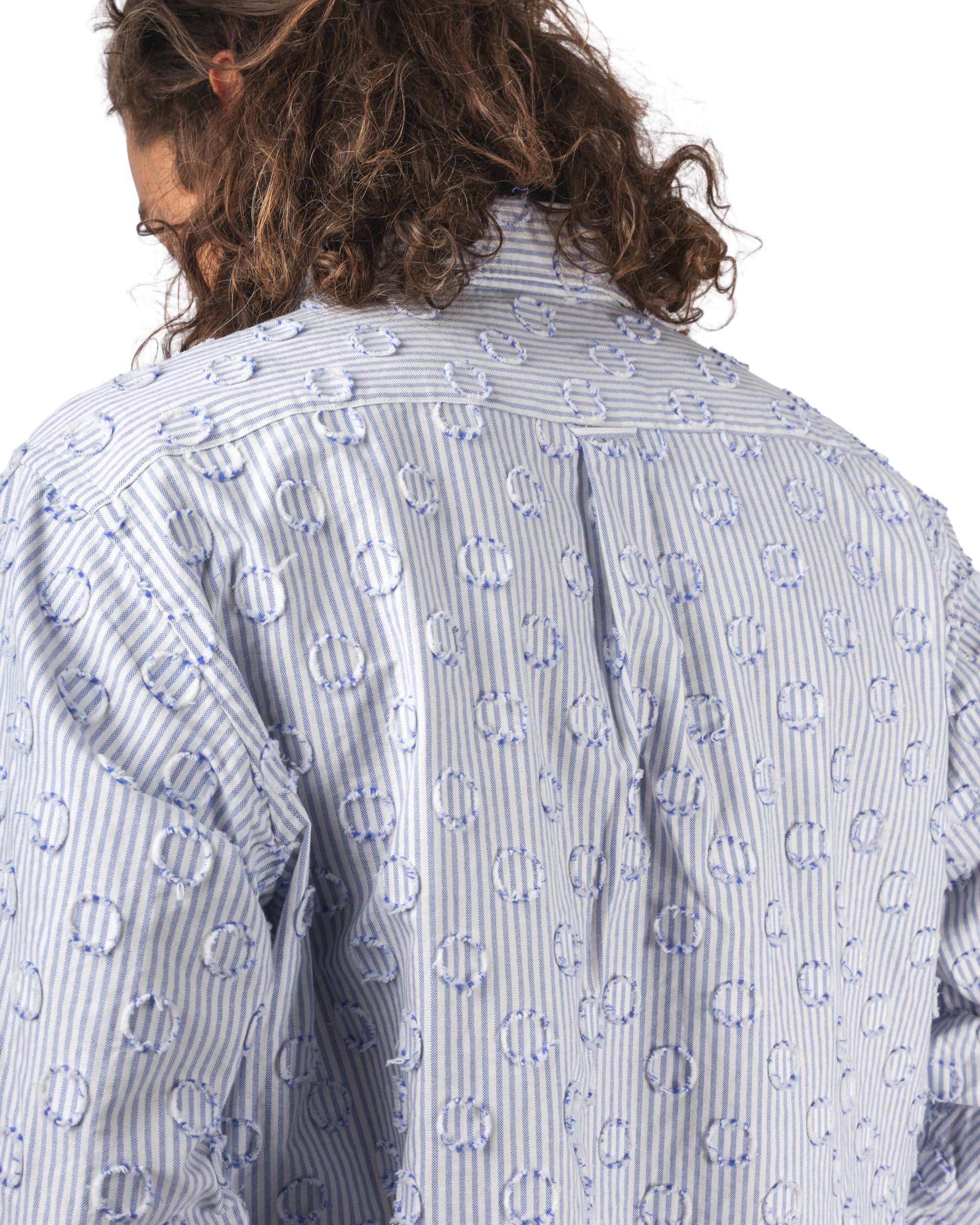 B.D. Classic-fit Burnout Dot Candy Stripe