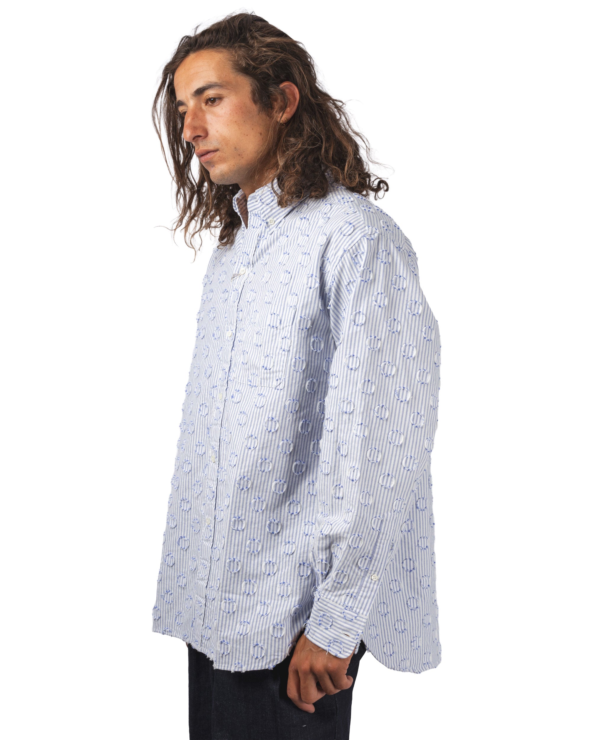 B.D. Classic-fit Burnout Dot Candy Stripe