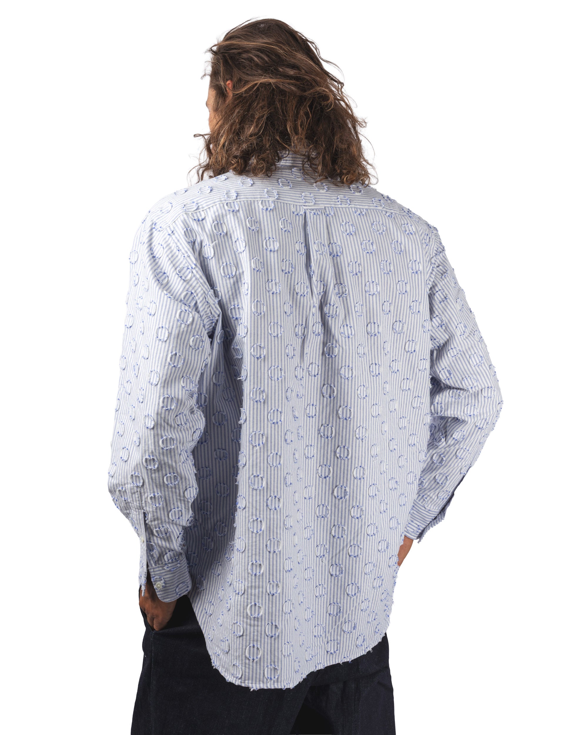 B.D. Classic-fit Burnout Dot Candy Stripe