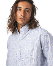 B.D. Classic-fit Burnout Dot Candy Stripe