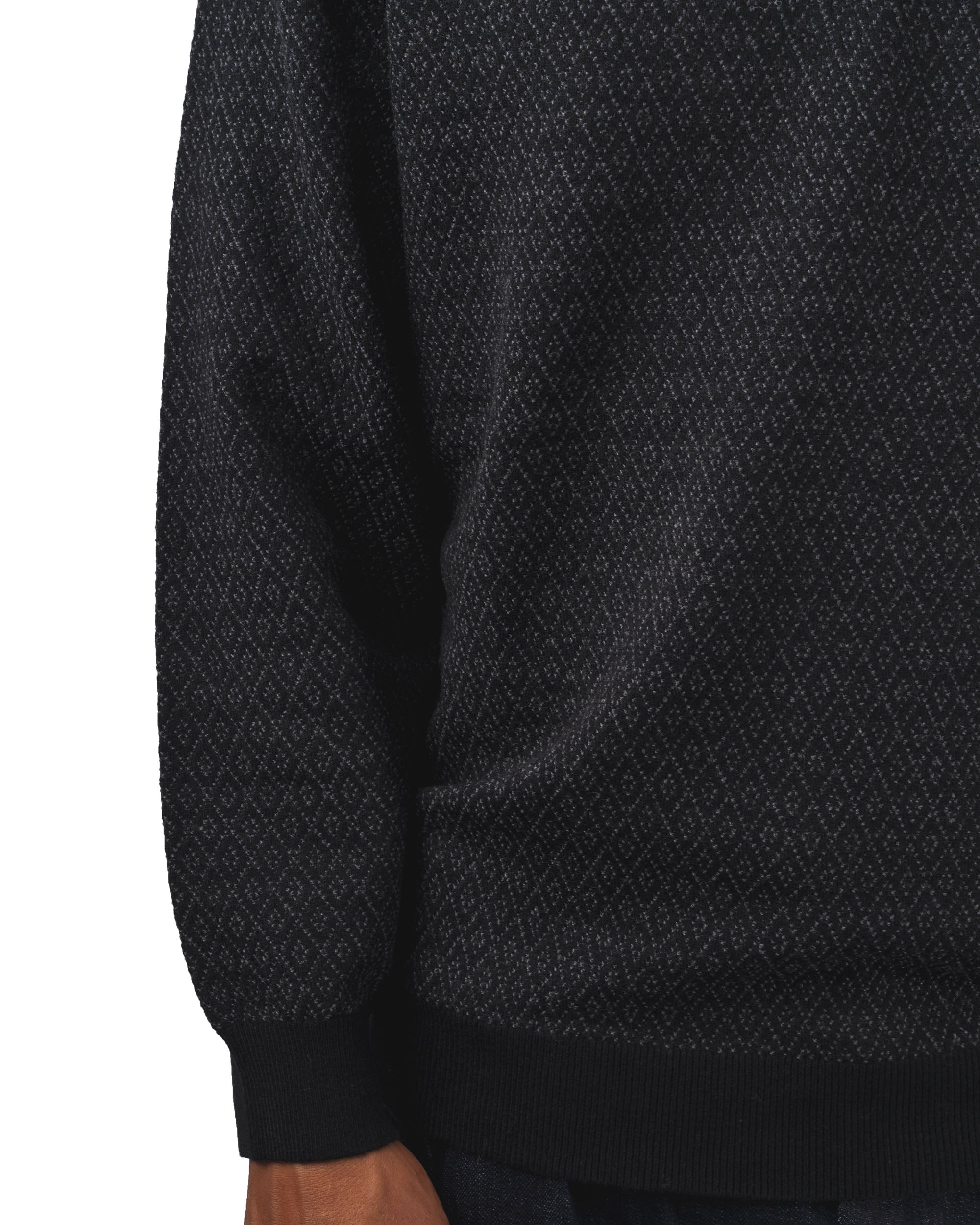Knit Polo Diamond Pattern