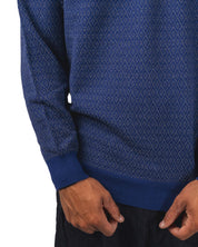 Knit Polo Diamond Pattern