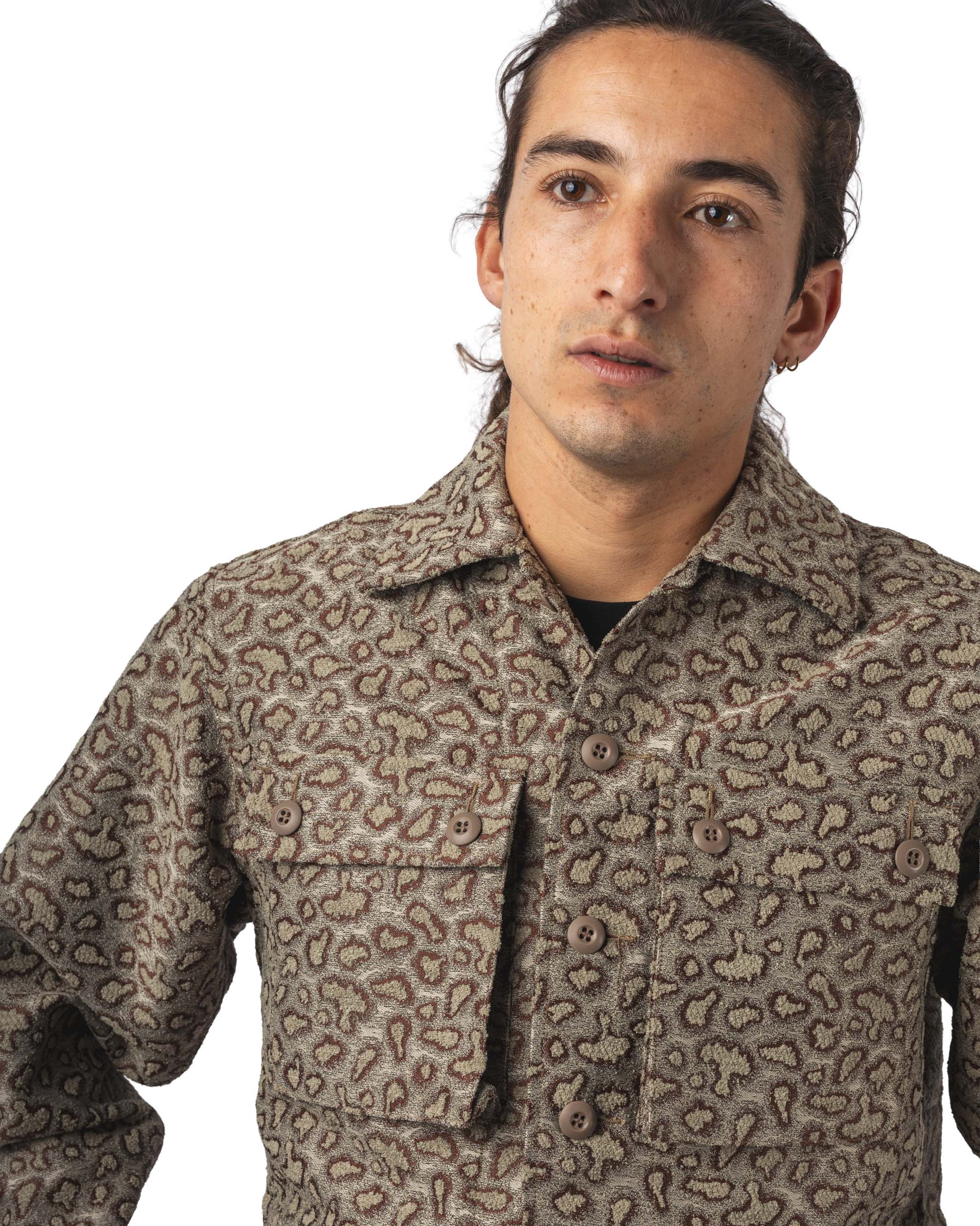 MIL Shirt Jacket Camo Jacquard