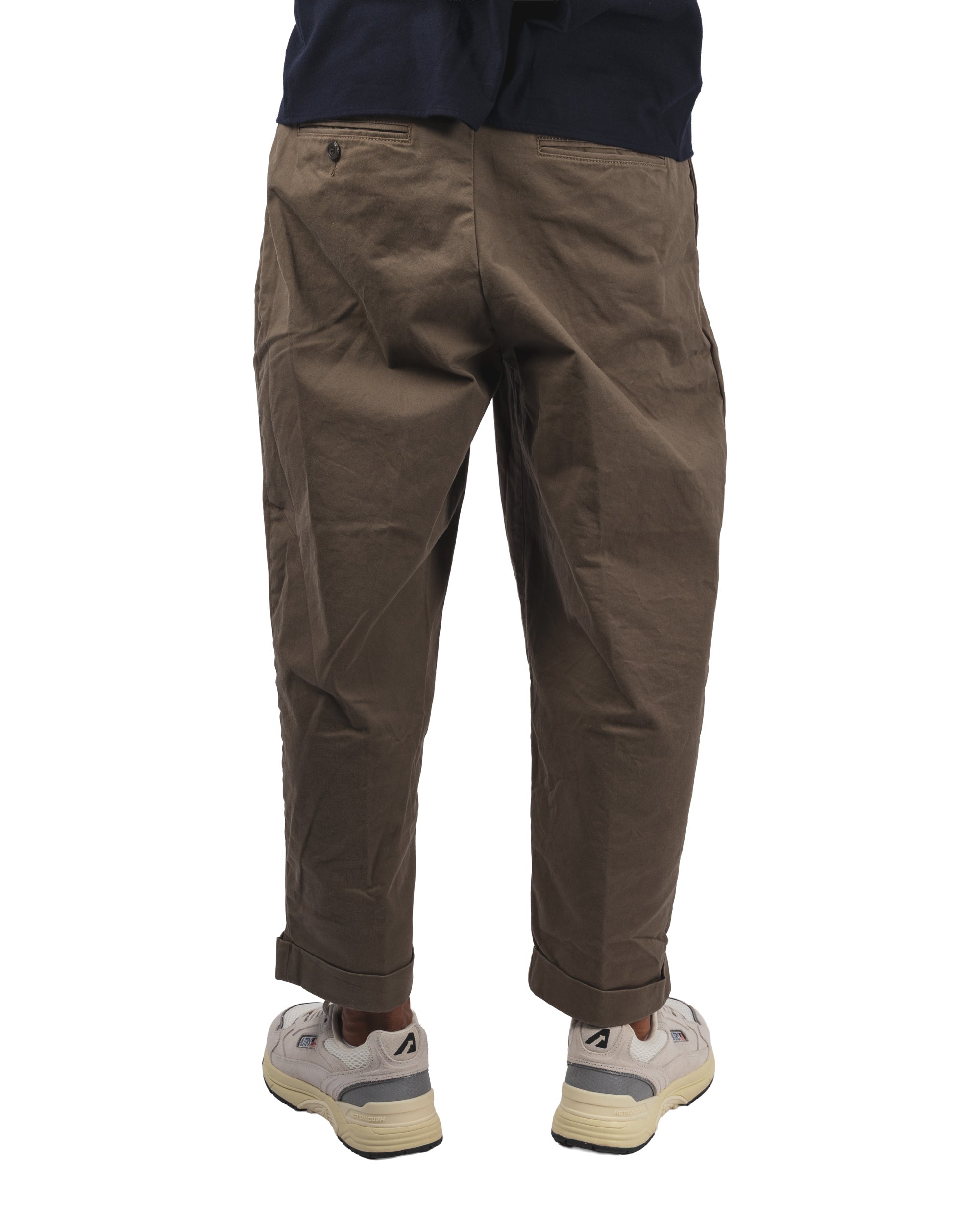 2 Pleats Tapered Twill