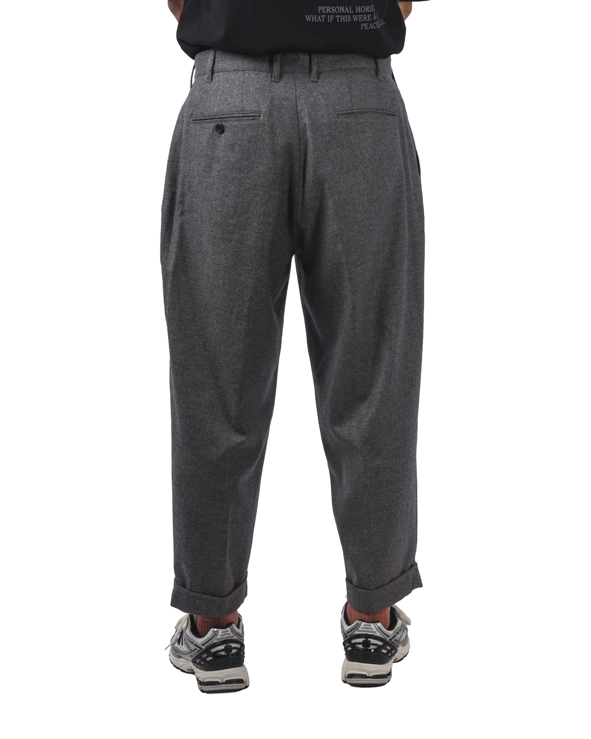 2 Pleats Tapered Flannel