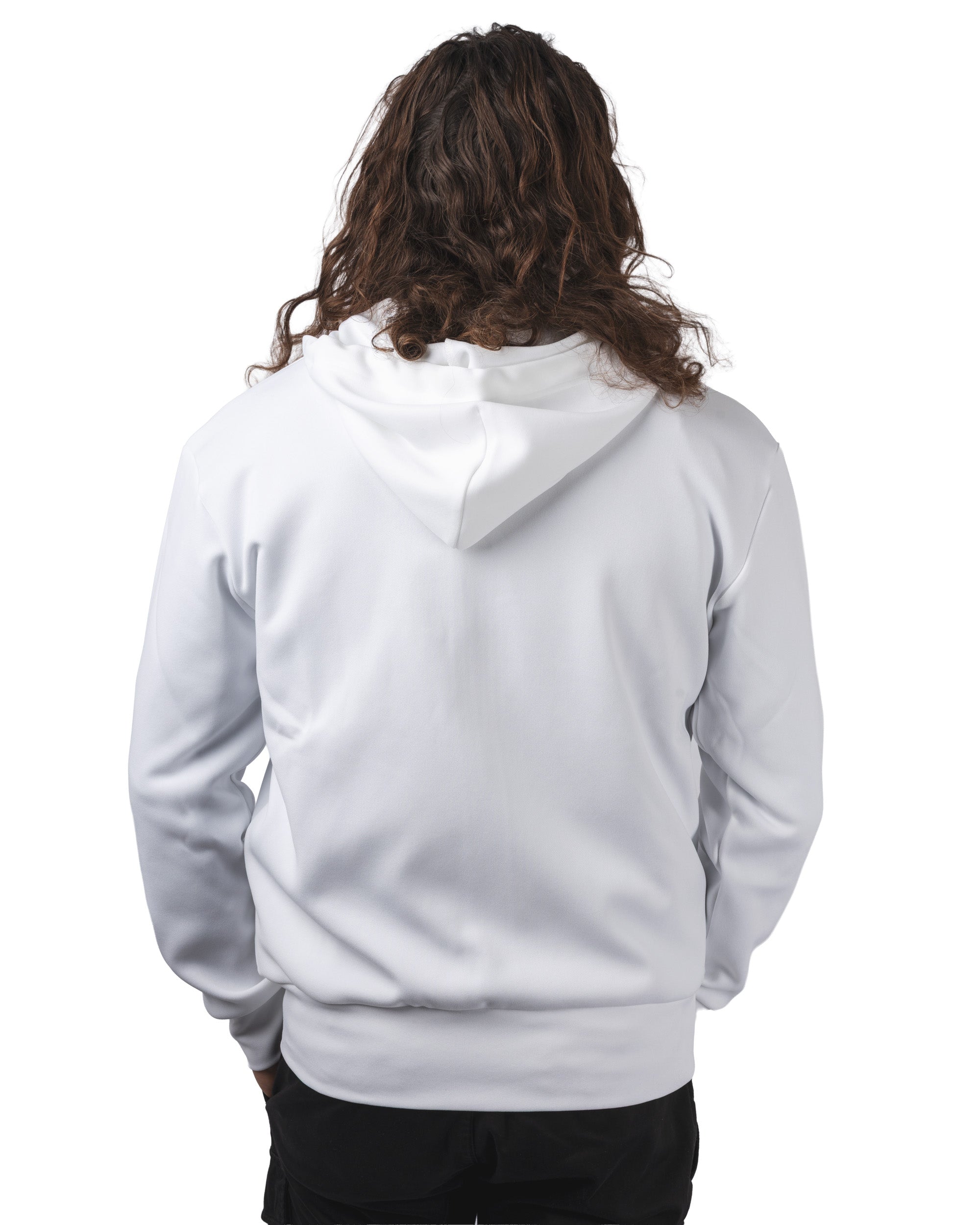 HOODED ZIP BLACK EMBLEM