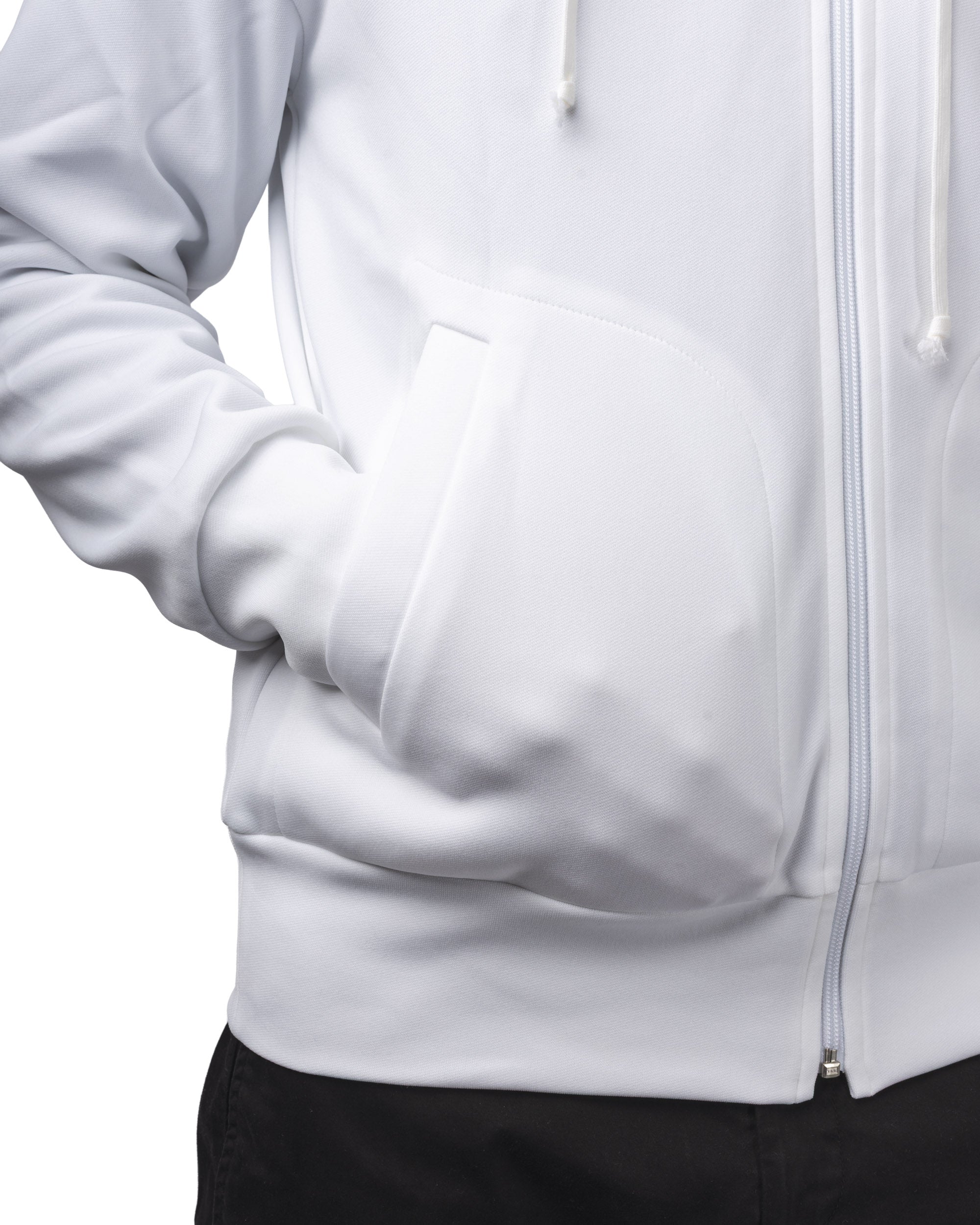 HOODED ZIP BLACK EMBLEM