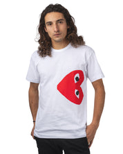 T-SHIRT LOGO PRINT RED HEART
