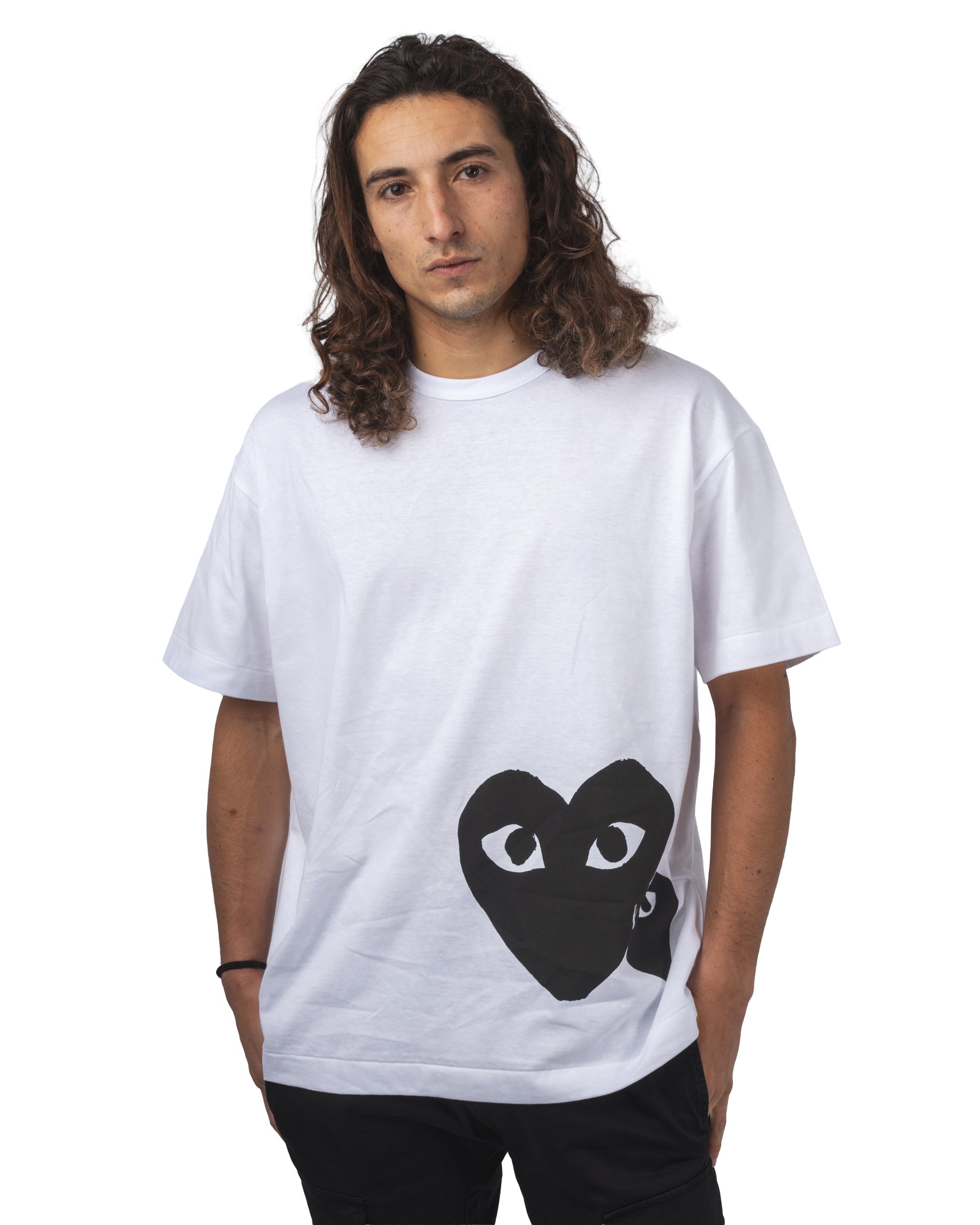 OVERSIZED LOGO T-SHIRT BLACK HEART