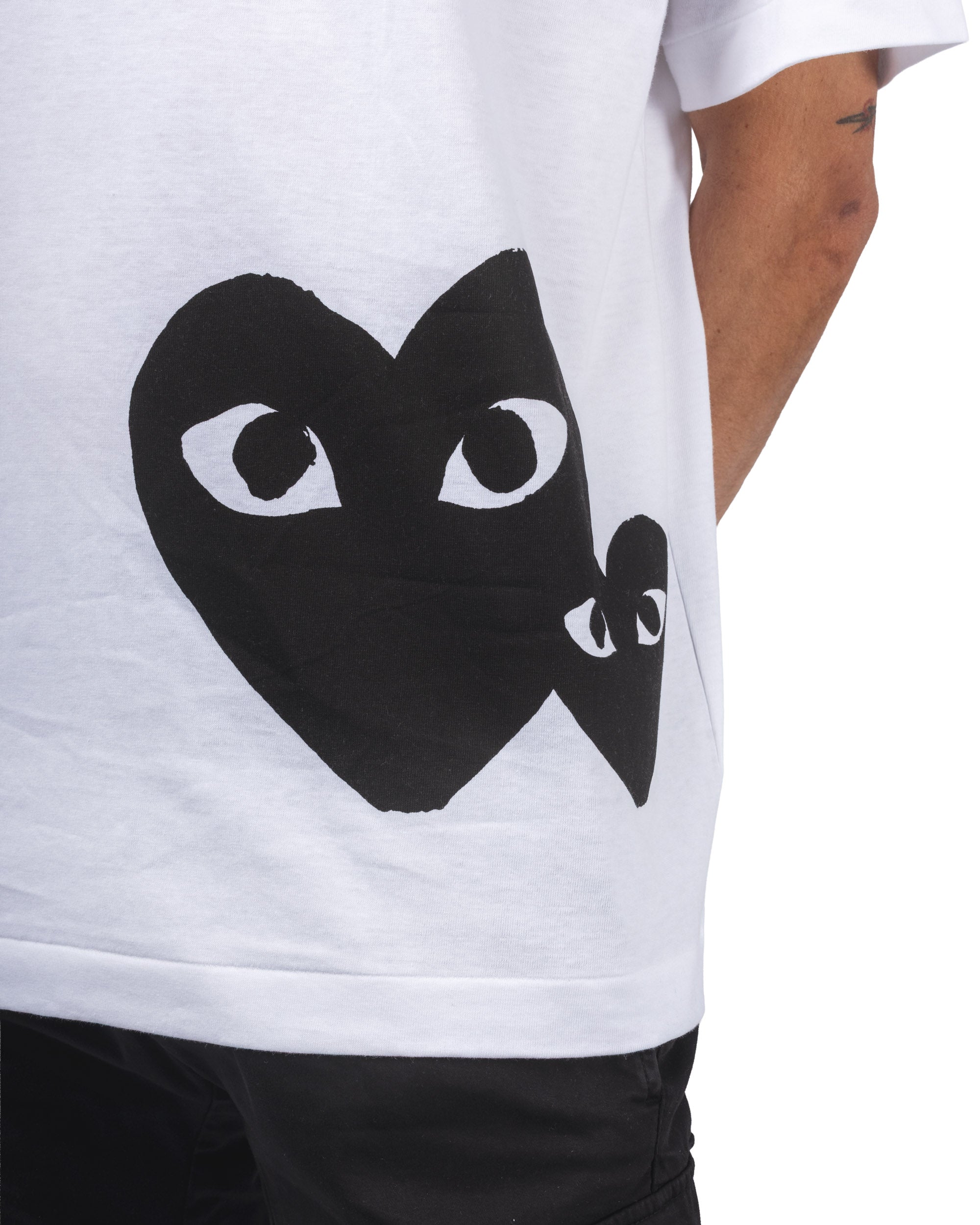 OVERSIZED LOGO T-SHIRT BLACK HEART
