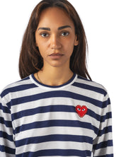Stripe Emblem x Rhinestone L/S