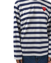 Stripe Emblem x Rhinestone L/S