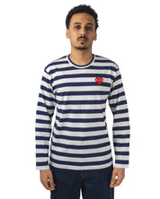 Stripe Emblem x Rhinestone L/S