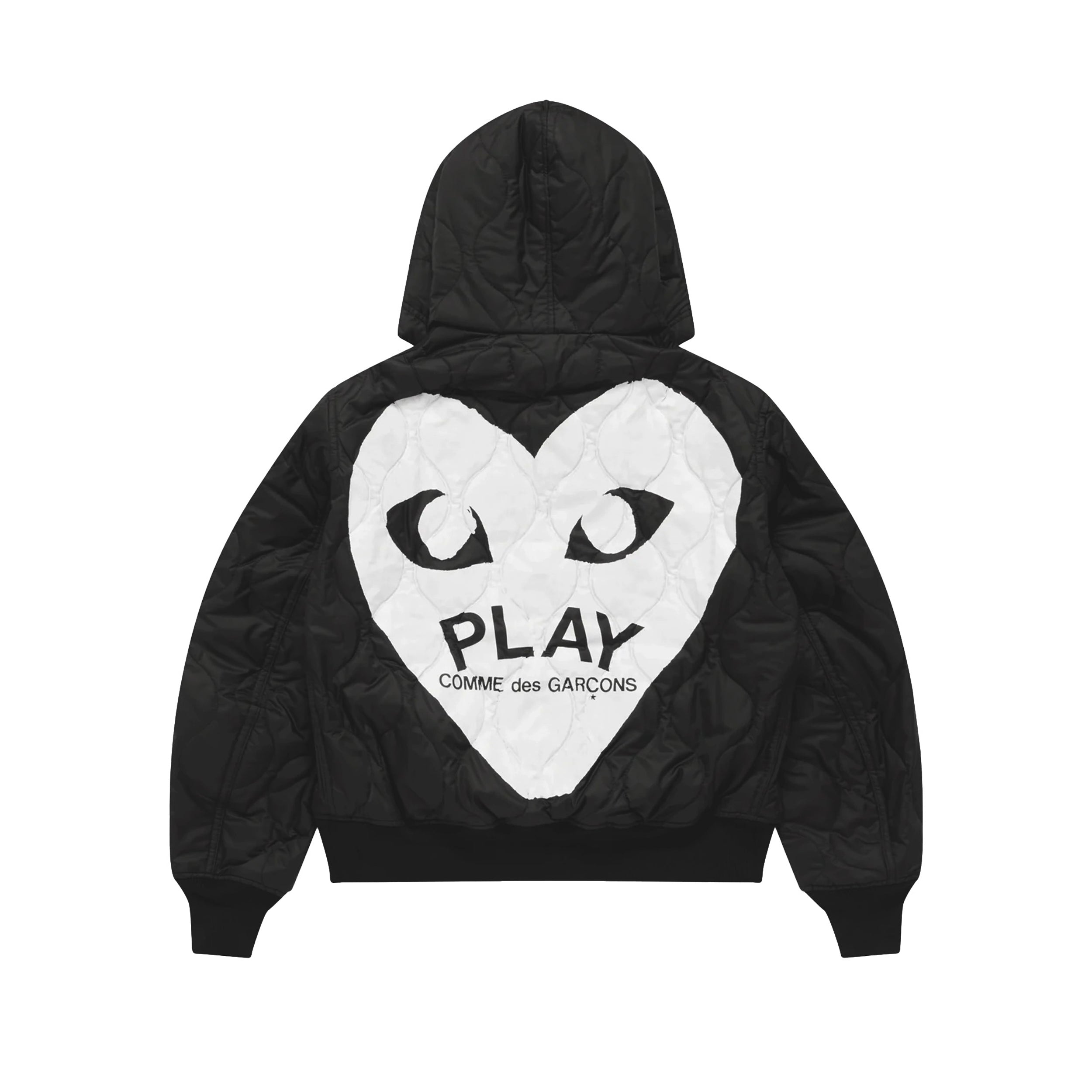 Black Heart Hooded Jacket