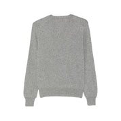 Round Neck Cardigan Pink Emblem