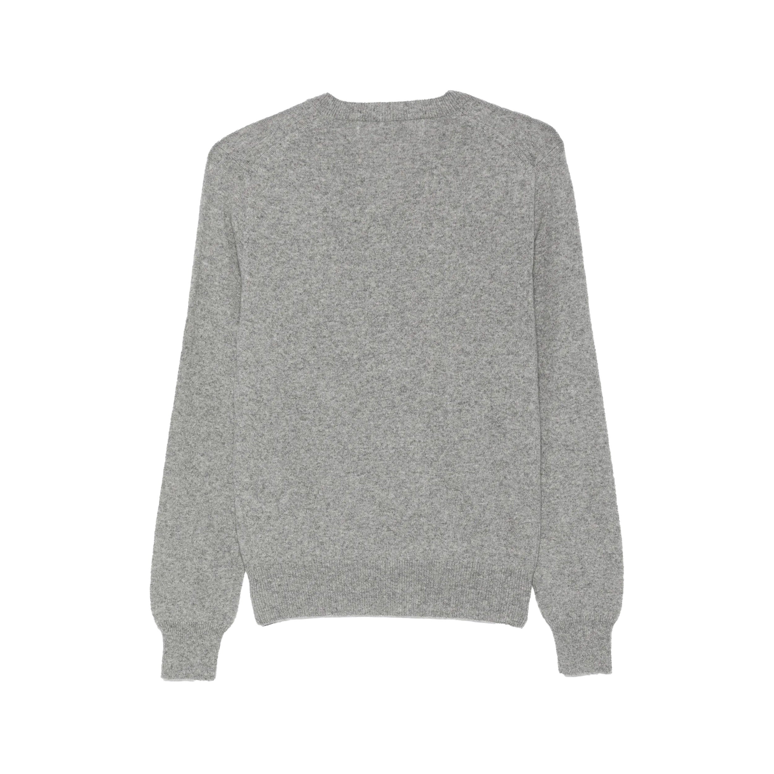 Round Neck Cardigan Pink Emblem