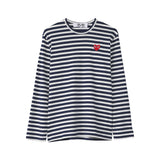 Red Heart Striped Long Sleeve