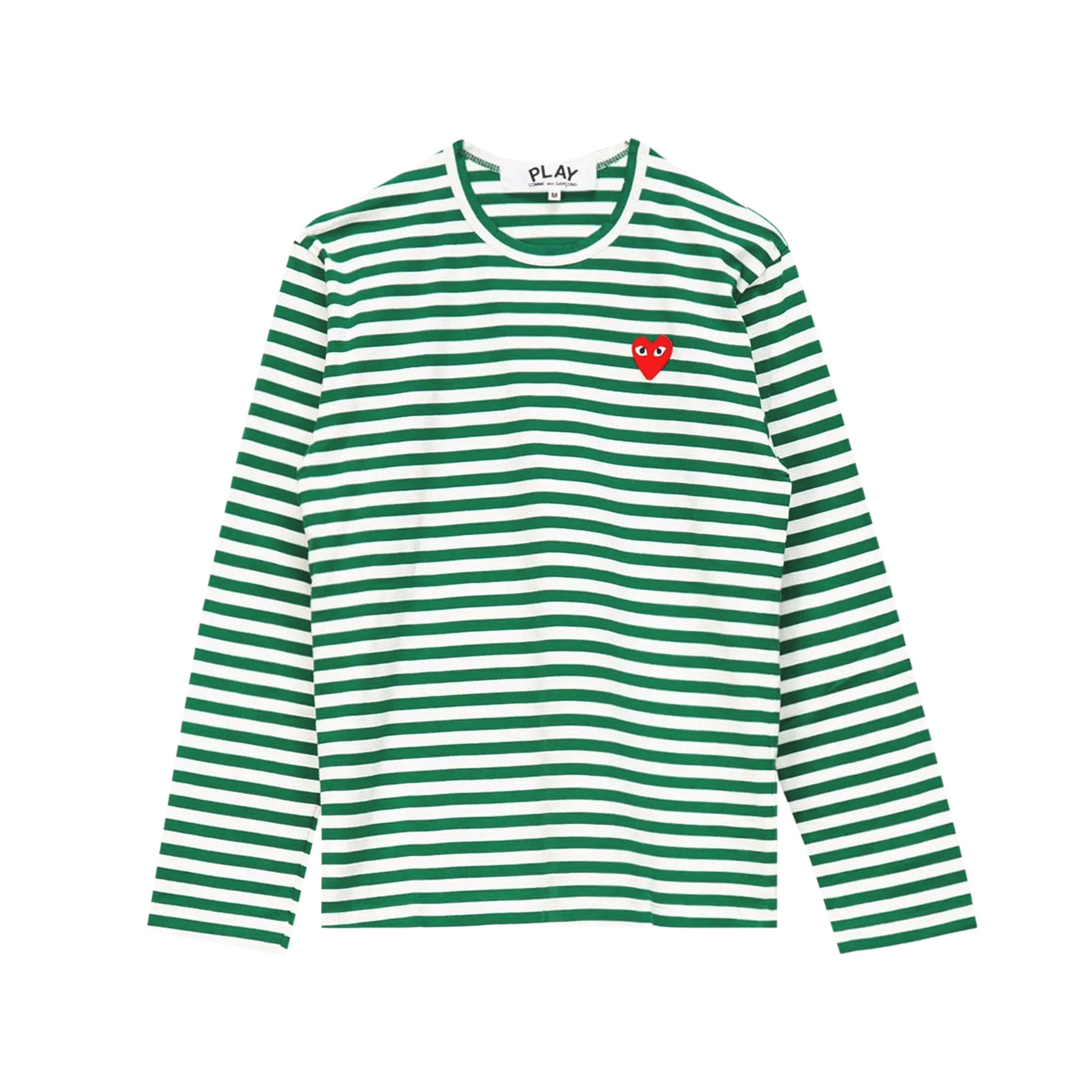 Red Heart Striped Long Sleeve